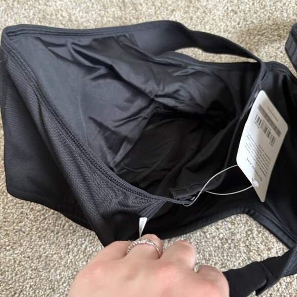 SYROKAN Women's Sports Bra Black Underwire Plus Size 46F NEW - Picture 7 of 10